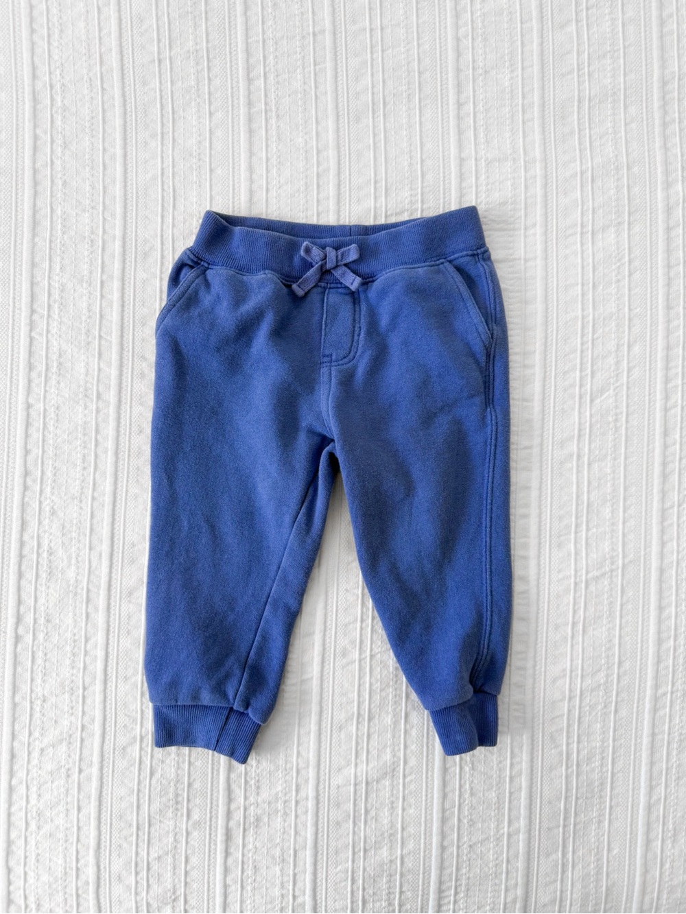 Ralph Lauren Baby Blue Fleece Jogger Pants Cozy 18M